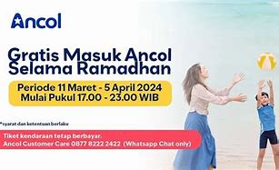 Masuk Ancol Gratis 2024